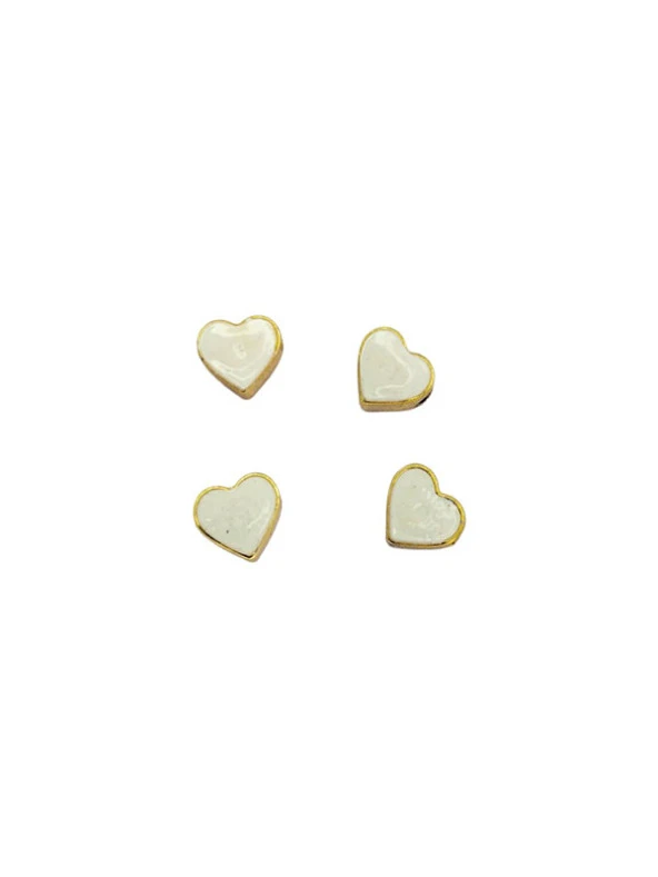 Beyaz Kalp Bileklik Ucu ürün görseli