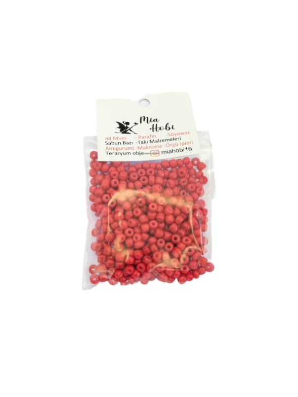 Kum Boncuk Kırmızı ürün görseli