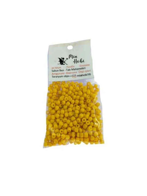 Kum Boncuk Sarı ürün görseli