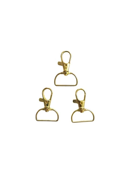 Papağan Klips 3 cm Gold