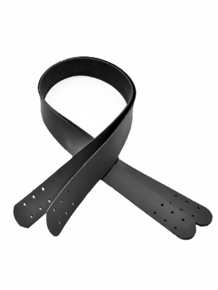 Deri Çanta Sapı Çiftli Siyah ürün görseli