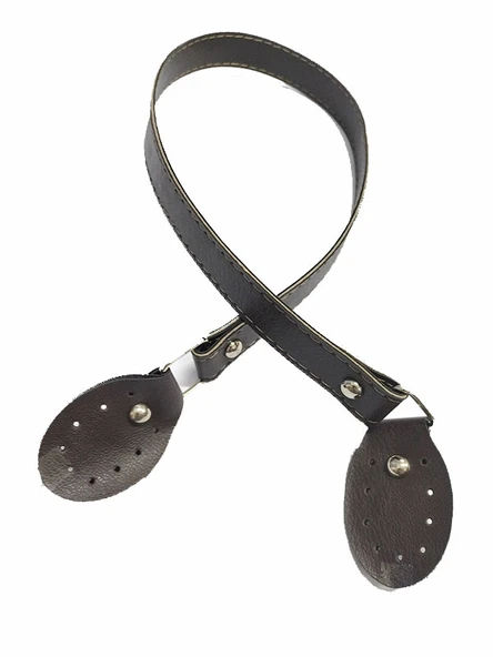 Suni Deri Çanta Sapı Siyah (1 Çiftli) ürün görseli