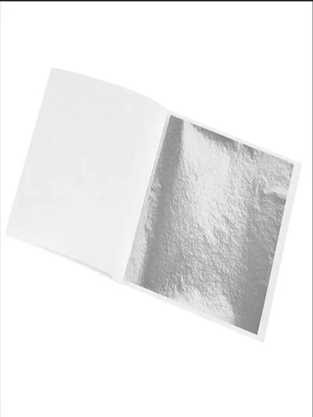 Epoksi Yaprak Varak Gümüş - Resim 2