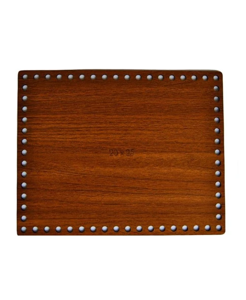 Dikdörtgen Ahşap Taban 20x25