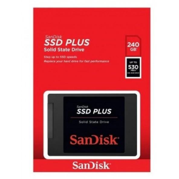 SIFIR KUTUSUNDA..240GB  Sandisk SSD Plus Disk ( SDSSDA-240G-G26 )