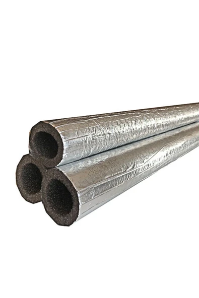 Ygt Ambalaj 2210 Mm Polietilen Alüminyum Folyolu İzole Boru 1 Metre 50 Adet