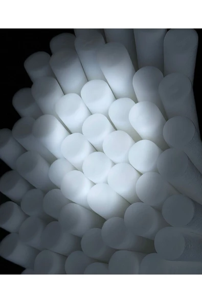 Ygt Ambalaj 5 Adet Deniz ve Havuz Makarnası, Köpük Sosis, Beyaz - 2