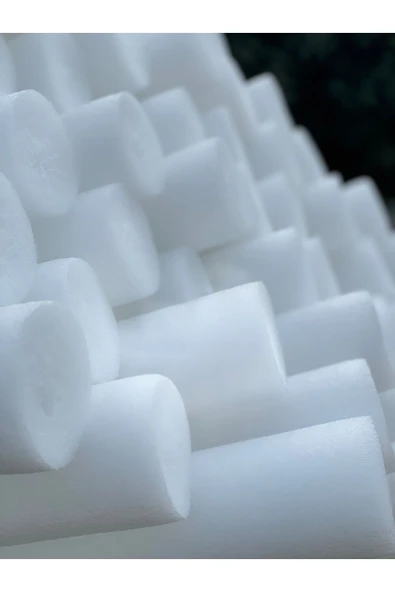 Ygt Ambalaj 5 Adet Deniz ve Havuz Makarnası, Köpük Sosis, Beyaz - 4