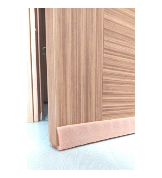 Ygt Ambalaj 5 Adet Kahverengi Geçmeli ve 1 Adet Yapışkanlı Kapı Altı Soğuk Hava Kesici Toz Önleyici - Resim 4