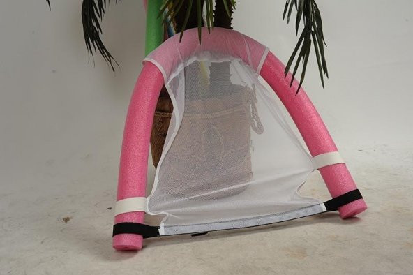 Ygt Ambalaj Swimchair Fileli  Deniz Havuz Sandalyesi Koltuğu Pembe 1 adet - 2