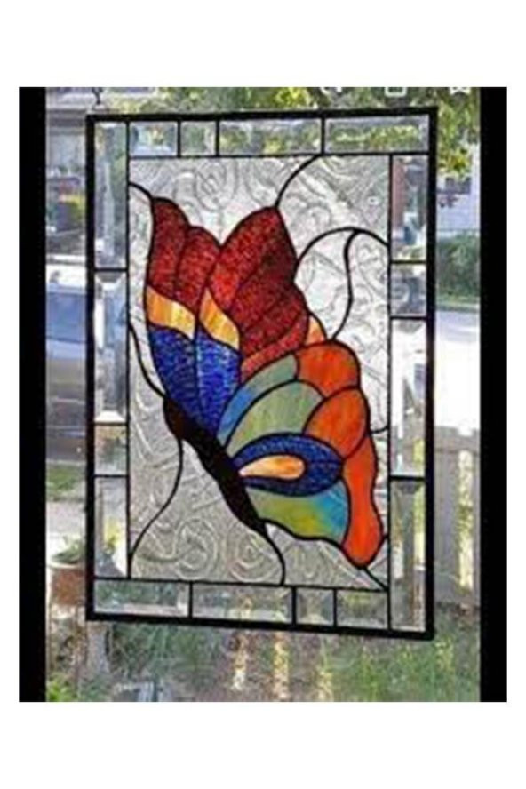 Siyah Kontür Boyası 25 ml 2 Adet Cam Vitray Boyası Kontur Siyah Vitray Çalışması - Resim 4