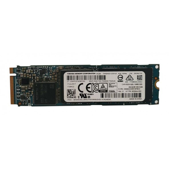 Toshiba XG4 Series 512GB TLC PCIe 3.0 x4 NVMe M.2 2280 THNSN5512GPUK 7VPP2 SSD