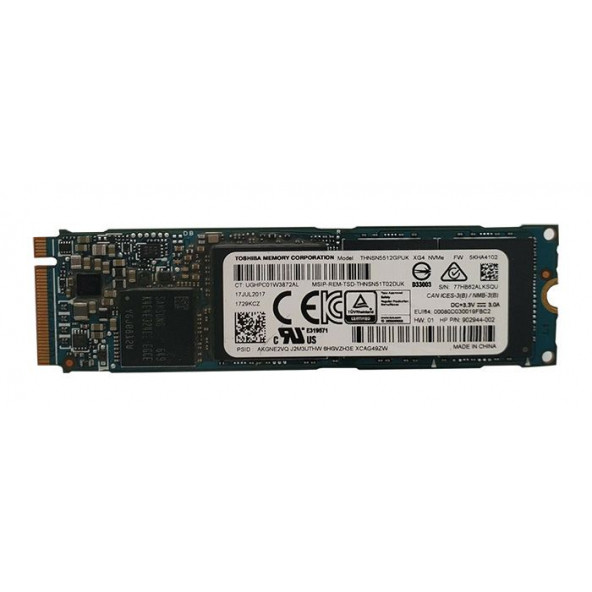 Toshiba XG4 Series 512GB TLC PCIe 3.0 x4 NVMe M.2 2280 THNSN5512GPUK 7VPP2 SSD REFRUBISHED YENİLENMİŞ