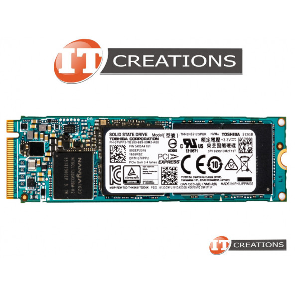 Toshiba XG4 Series 512GB TLC PCIe 3.0 x4 NVMe M.2 2280 THNSN5512GPUK 7VPP2 SSD REFRUBISHED YENİLENMİŞ - 3