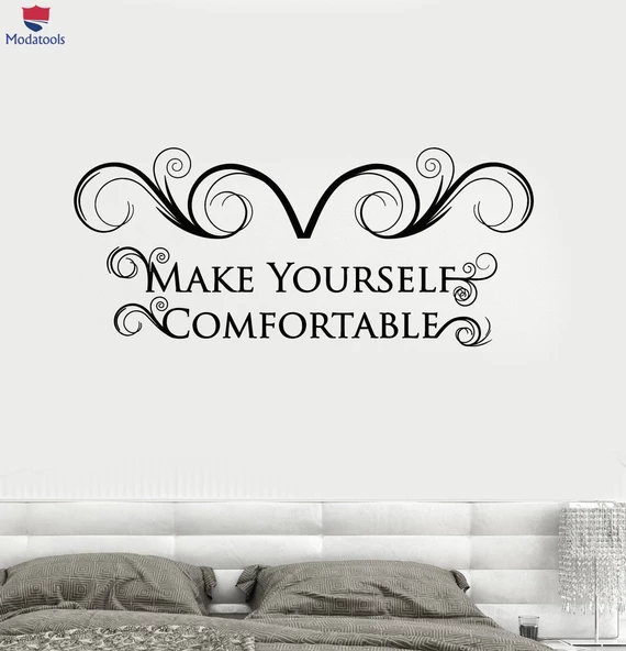 Oturma Odası, Ofis, Dükkan Duvar Sticker Alıntı Ev Iç Odası Dekor Çıkartmaları Benzersiz Hediyelik ürün görseli 1