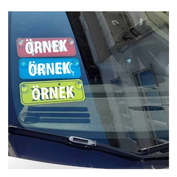 31  HATAY Yazılı Sarı Dekor Plaka Sök Tak Pratik yeni nesil - Resim 2