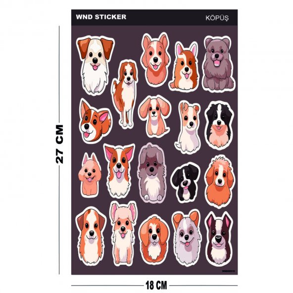 Köpekler Sticker Seti