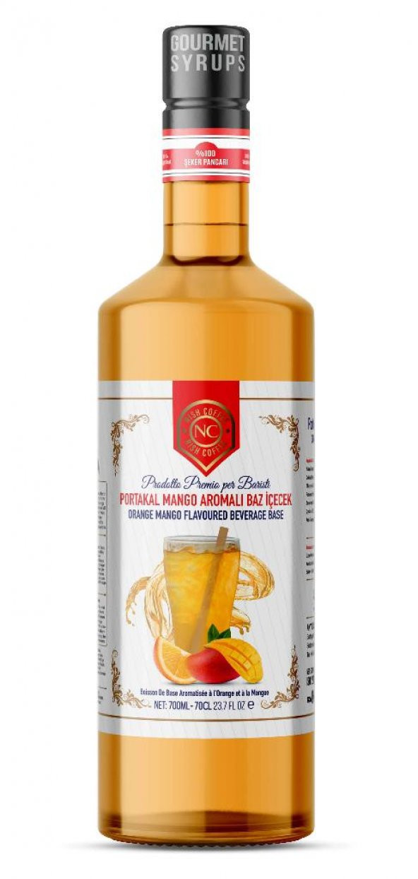 Nish Portakal Mango Aromalı Baz İçecek 700 ML