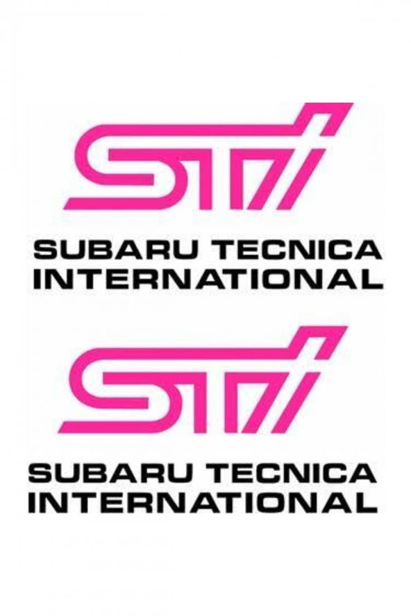 Subaru Sti Sticker Sag Sol Takim