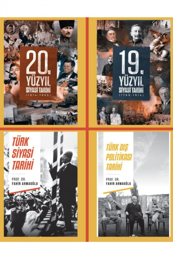 Kronik Kitap Fahir Armaoğlu Seti-4 Kitap Takım