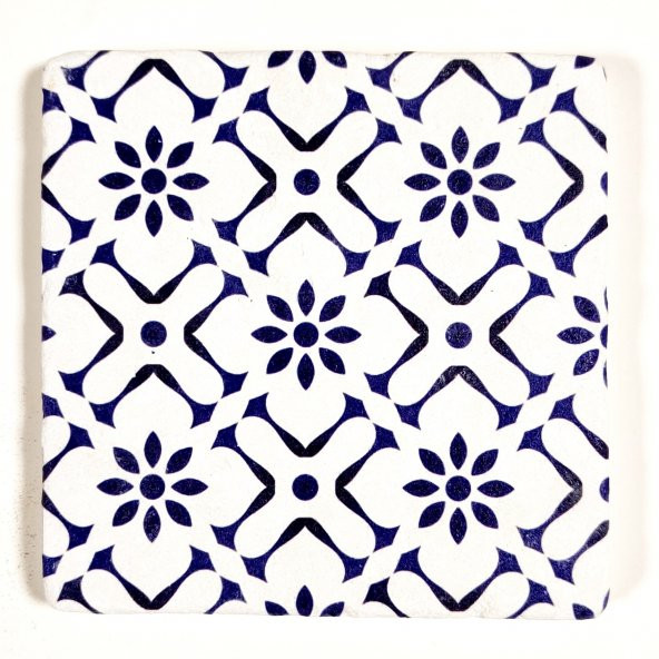 Şeker Portakalım Dekoratif Figürlü Doğal Taş Banyo Gider Kapağı Süsü Tekli 10X10 Cm - 1