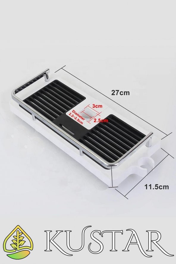 Kustar Şampuan Sabunluk Askılık Organizer Tüm Robot Duş Ve Sürgülü Duş Setleri Için Uyumludur - 4