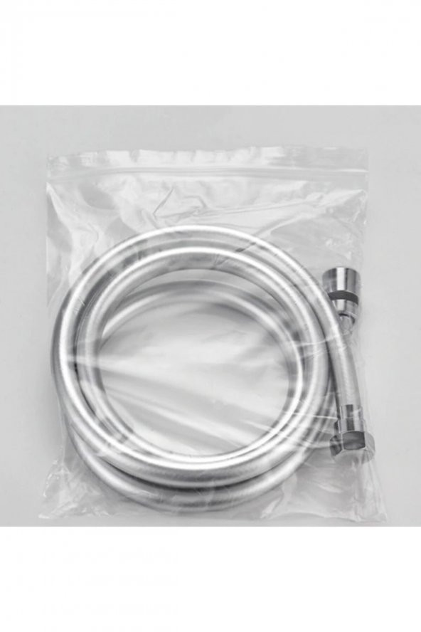 Kustar Gümüş Pvc Banyo Duş Hortumu Dayanıklı Banyo Musluk Duş Hortum 1,5 Metre - 3