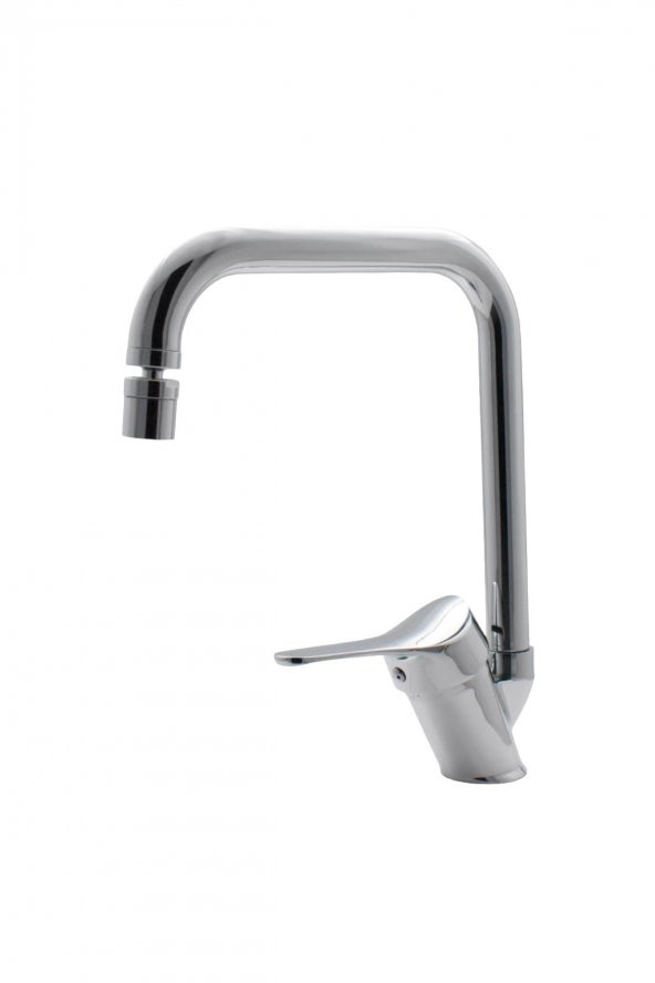 Kustar Eyse Kare Aç Kapa Mutfak Eviye Bataryası Krom - 2