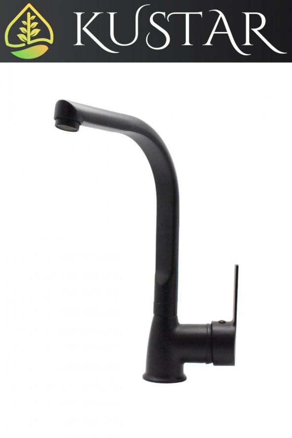 Kustar Mada Mat Siyah Mutfak Evye Bataryası