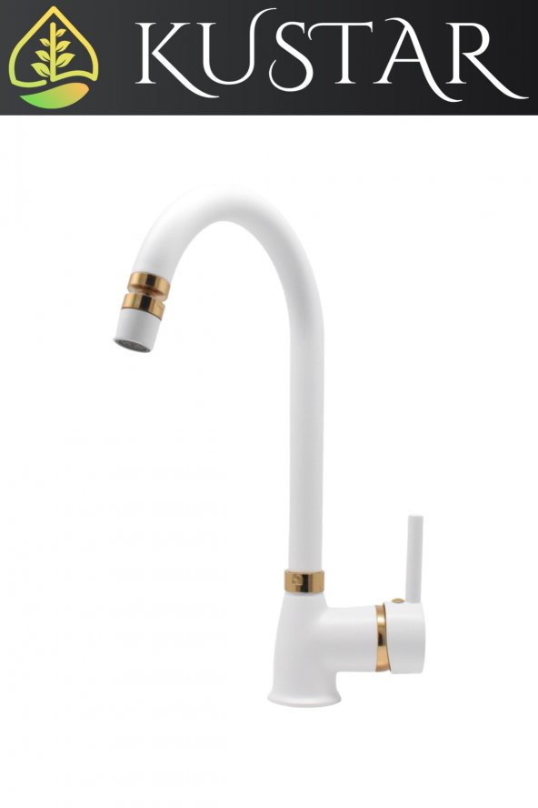 Kustar Varna Gold Beyaz Delta Mutfak Evye Bataryası