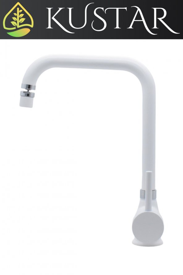 Kustar Varna Beyaz Kare Mutfak Evye Bataryası - 2