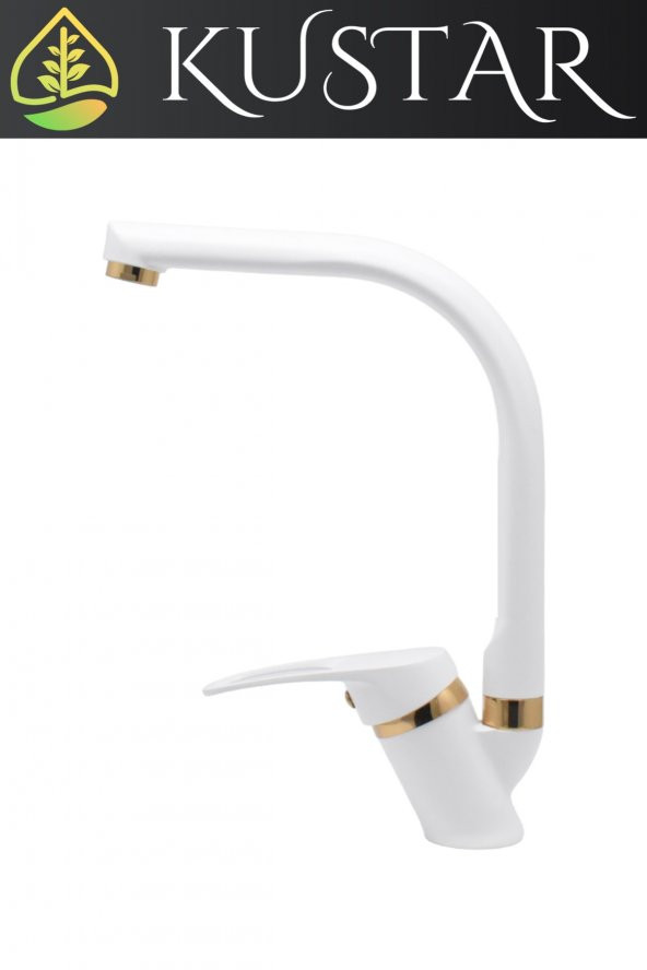 Kustar Tyal Gold Beyaz Mutfak Evye Bataryası - 3