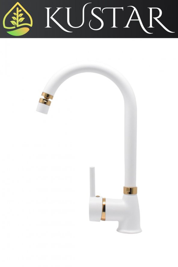 Kustar Varna Gold Beyaz Delta Mutfak Evye Bataryası - 3