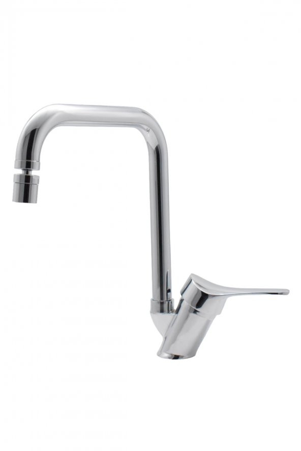 Kustar Eyse Kare Aç Kapa Mutfak Eviye Bataryası Krom - 3