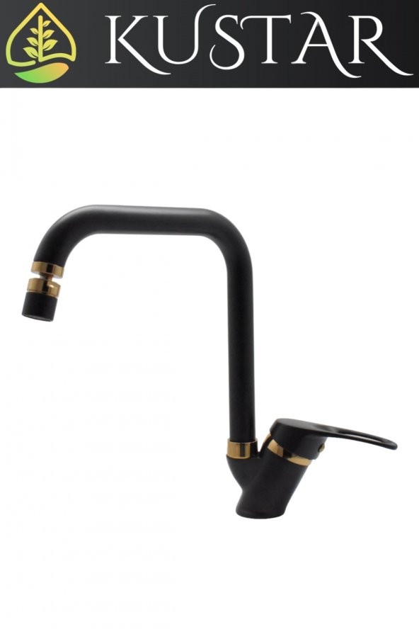 Kustar Lexus Gold Siyah Mutfak Evye Bataryası