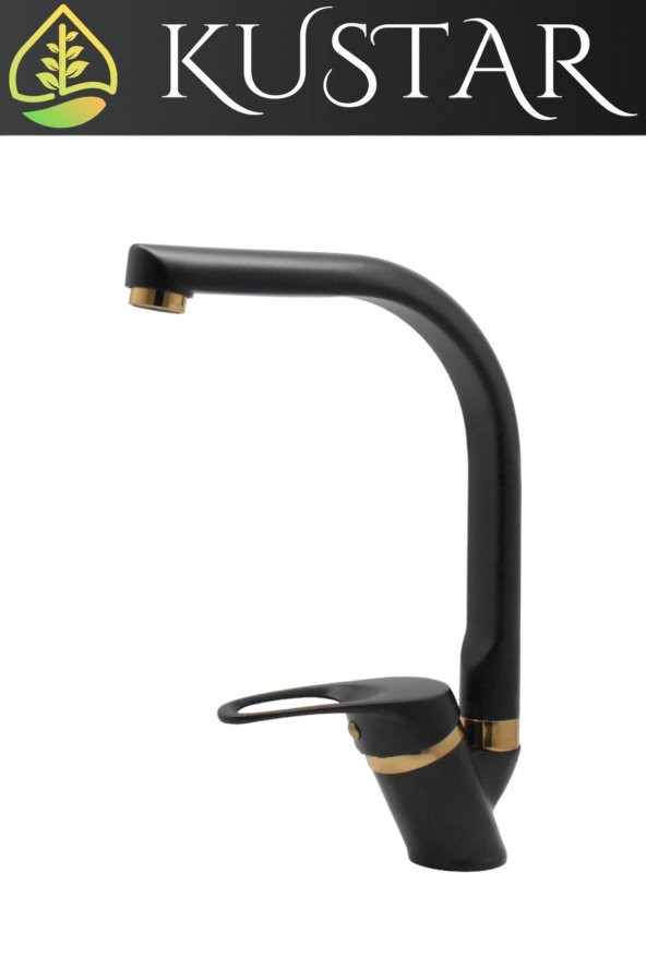 Kustar Tyal Gold Siyah Mutfak Evye Bataryası - 3