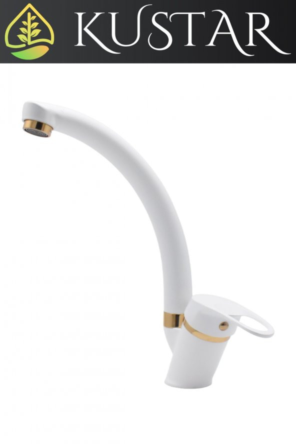 Kustar Sema Gold Beyaz Mutfak Evye Bataryası - 2