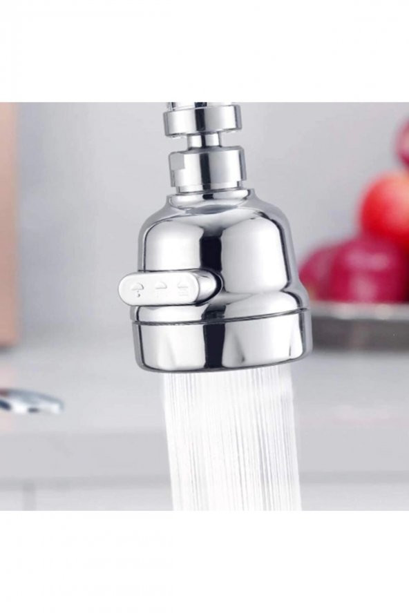 Kustar Tasarruflu Oynar Başlık Krom 3 Fonksiyonlu Musluk Başlığı - 2