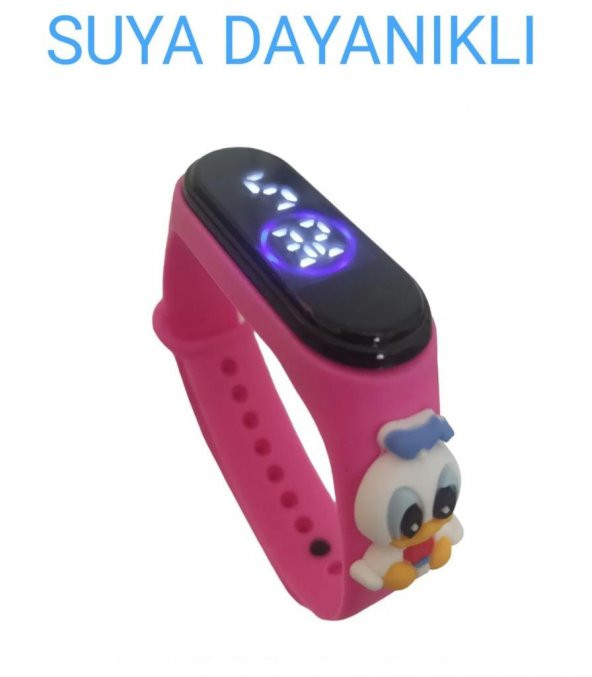 DZC KUZENLER AVM DİJİTAL DOKUNMATİK LED EKRAN SU GEÇİRMEZ FİGÜRLÜ ÇOCUK KOL SAAT SLİKON (AKILLI DEĞİLLER)