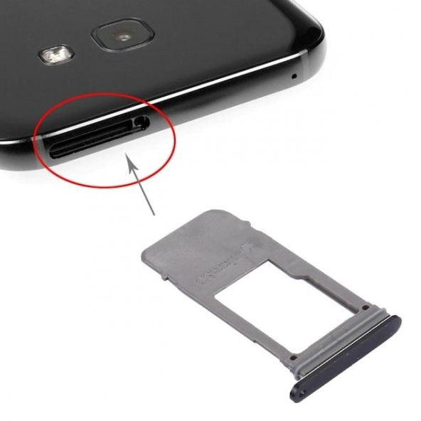 Samsung Galaxy A720 A7 2017 Tek Sim Hafıza Kart Kapağı