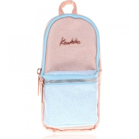 Kaukko Mazing Simli Somon Kız Çocuk Kalem Çantası - Çanta Şekilli - 2