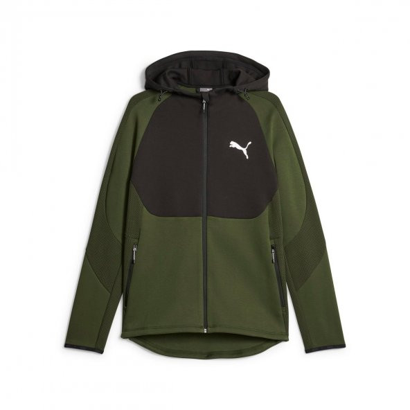 Puma 67593031 Evostripe Full-Zip Hoodie Dk Erkek Sweatshirt