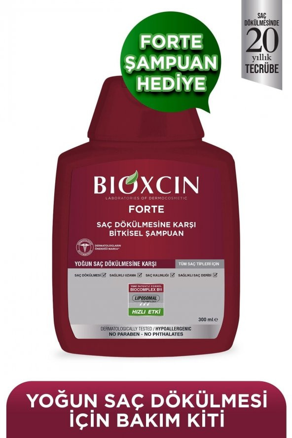 Bioxcin Forte Saç Bakım Kiti Yoğun Saç Dökülmesi - 2