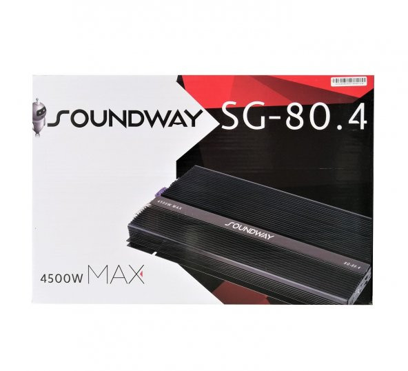 Sounway Sg-80.4 4500 Watt Oto Anfi 4 Kanal - 1