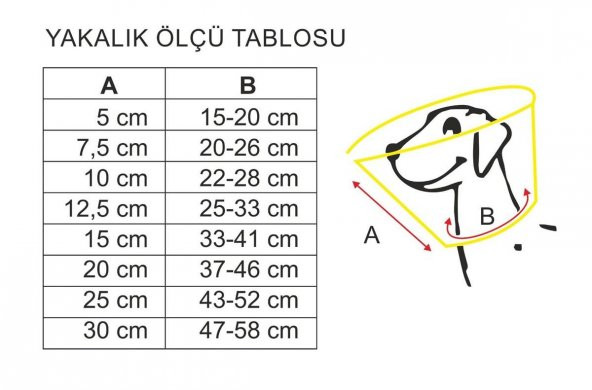 TALES - YAKALIK KAUÇUK DİKİŞLİ - 30 CM - 2
