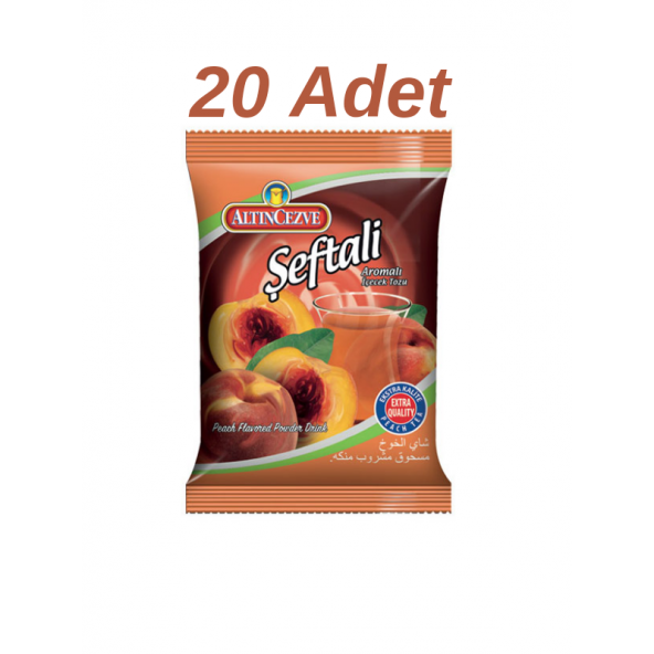 ALTINCEZVE ŞEFTALİ AROMALI İÇECEK TOZU