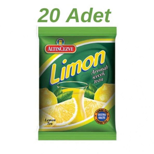 ALTINCEZVE LİMON AROMALI İÇECEK TOZU