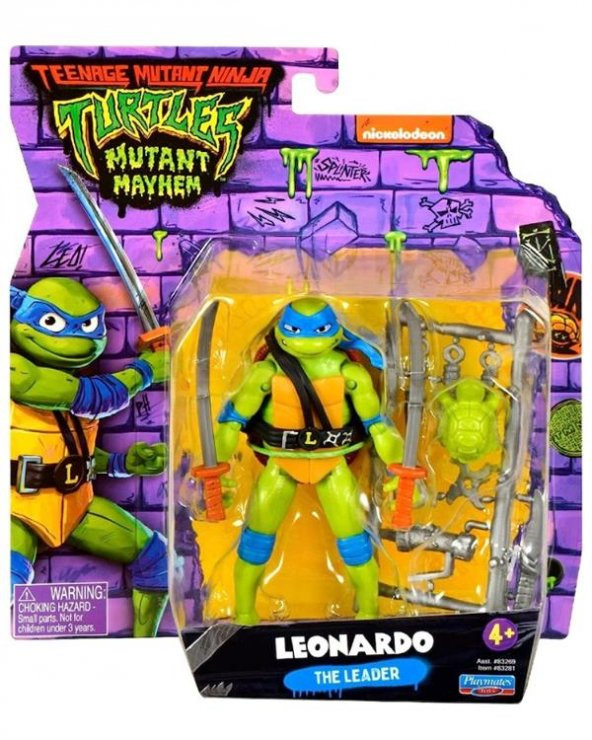 Tmnt Ninja Turtles Aksiyon Figürleri Leonardo 83281