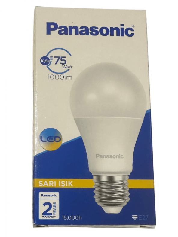 Panasonic 10.5W (75W) 2700K (Sarı Işık) E27 Duylu Led Ampul (4 Adet)