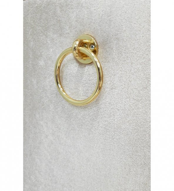 Bonny Home Kapitone MDF Vizon Renk 3lü Çamaşır Sepeti Kirli Sepeti Banyo Seti - 3